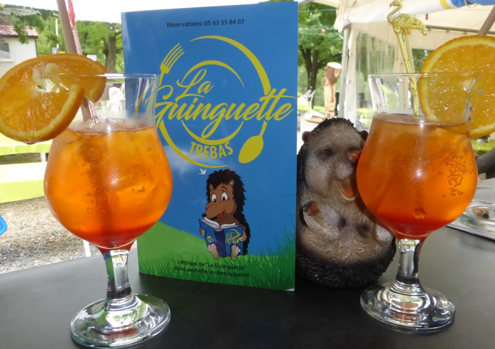 La Guinguette au bord de l’eau à Trébas – Tarn
